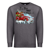 Charcoal Heather it's the most wonderful time of the year Premium Sweatshirt - FaDigitalArtStudio