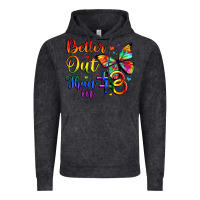 Vintage Black better out than in Vintage Hoodie - Artiststas