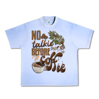 Grape Ice no talkie before coffee Urban Heavy Tee - BarkalooDesign