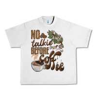 Lunar Rock no talkie before coffee Urban Heavy Tee - BarkalooDesign