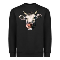 Black Cow Heavyweight Sweatshirt - HowdyJamesFarm