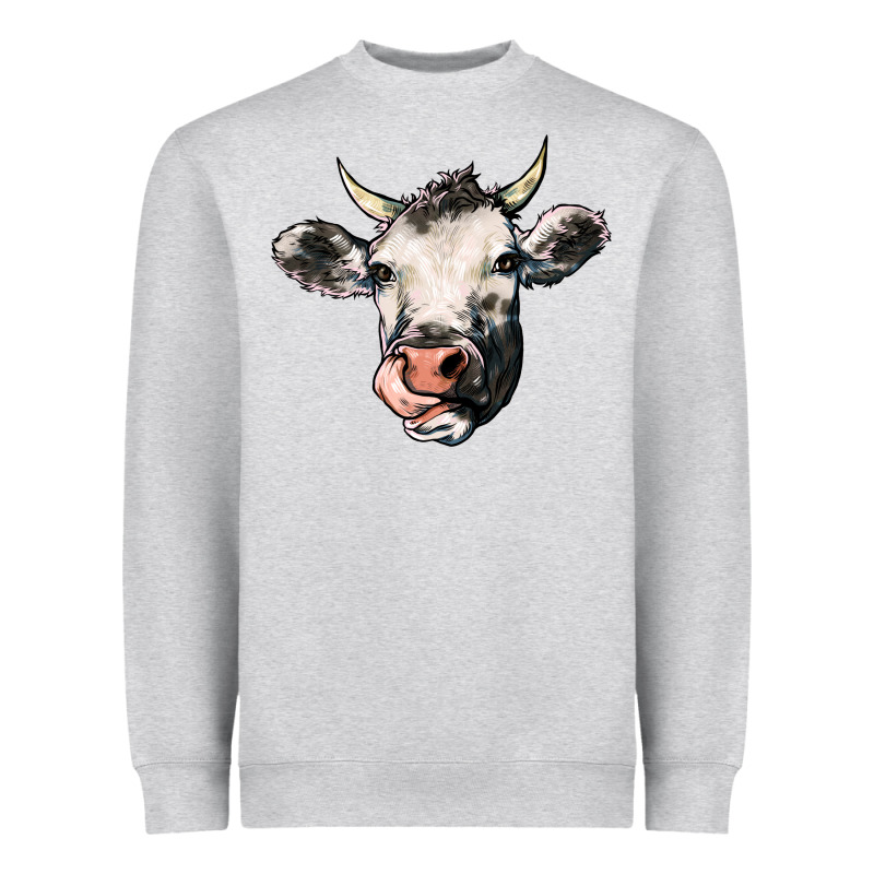 Cow Heavyweight Sweatshirt by HowdyJamesFarm | Teevron