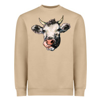 Mushroom Cow Heavyweight Sweatshirt - HowdyJamesFarm