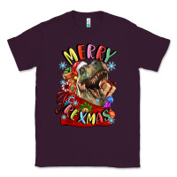 Plum t rex merry rexmas Classic Tee - LillyAllenDesigns