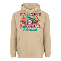 Mushroom stressed blessed & baseball obsessed Heavyweight Hoodie - BundleAndBundleShop