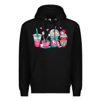 Black dentist coffee cups Premium Hoodie - OliviaCreatesArt