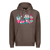 Coffee dentist coffee cups Premium Hoodie - OliviaCreatesArt