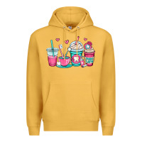 Mustard dentist coffee cups Premium Hoodie - OliviaCreatesArt
