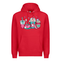 Red dentist coffee cups Premium Hoodie - OliviaCreatesArt