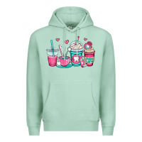 Seafoam dentist coffee cups Premium Hoodie - OliviaCreatesArt