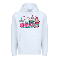 White dentist coffee cups Premium Hoodie - OliviaCreatesArt