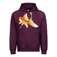 Mauve Wine Goldfish Urban Hoodie - LillyAllenDesigns
