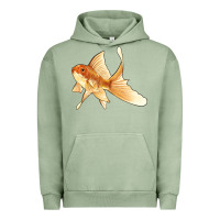 Pigment Oil Green Goldfish Urban Hoodie - LillyAllenDesigns