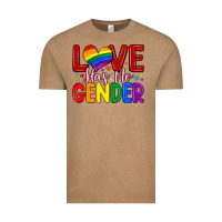 Vintage Coffee love has no gender Vintage Tee - Artiststas