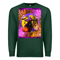 Sports Green witchy cat Premium Sweatshirt - BundleAndBundleShop