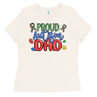 Bone proud autism dad Ladies Tee - MaliasSmallBusiness