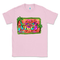 Bubblegum Pink summer vibes watermelon Classic Tee - JahusDesignShop