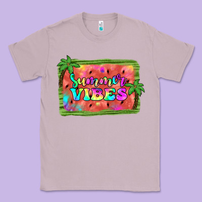 Summer Vibes Watermelon Classic Tee Designed By Jahusdesignshop