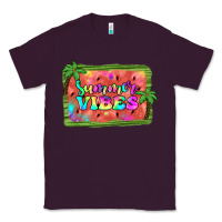 Plum summer vibes watermelon Classic Tee - JahusDesignShop