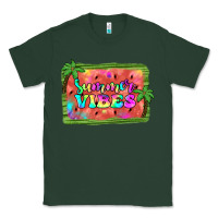 Sports Green summer vibes watermelon Classic Tee - JahusDesignShop