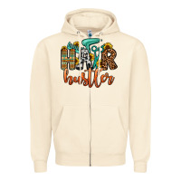 Sandshell hair hustler Zipper Hoodie - OliviaCreatesArt