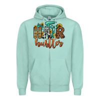 Seafoam hair hustler Zipper Hoodie - OliviaCreatesArt