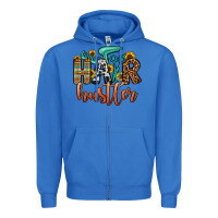 True Royal hair hustler Zipper Hoodie - OliviaCreatesArt