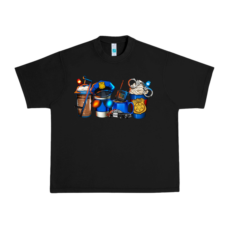 Police Coffee Urban Heavy Tee by Jasminsmagicworld | Teevron