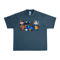 Midnight Navy police coffee Urban Heavy Tee - Jasminsmagicworld