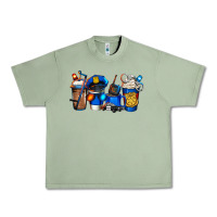Oil Green police coffee Urban Heavy Tee - Jasminsmagicworld