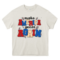 Cream make america great again Heavy Core Tee - MaliasSmallBusiness