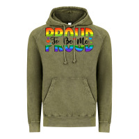 Vintage Olive proud to be me Vintage Hoodie - Artiststas