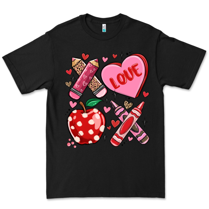 Valentine Xoxo Teacher Premium Tee by MaliasSmallBusiness | Teevron