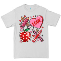 Dove Grey valentine xoxo teacher Premium Tee - MaliasSmallBusiness