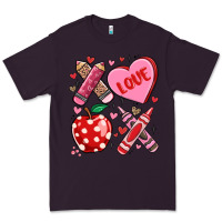 Plum valentine xoxo teacher Premium Tee - MaliasSmallBusiness