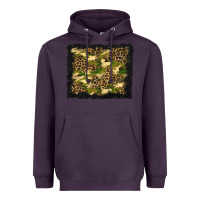 Plum camouflage and leopard background Heavyweight Hoodie - BundleAndBundleShop