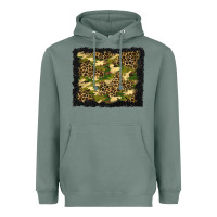 Sage camouflage and leopard background Heavyweight Hoodie - BundleAndBundleShop
