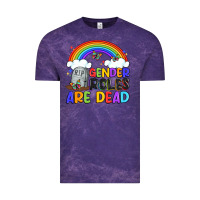 Cloud Purple gender roles are dead Vintage Tee - Artiststas
