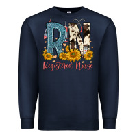 Navy rn registered nurse Premium Sweatshirt - FaDigitalArtStudio