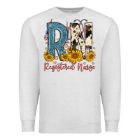 Oatmeal Heather rn registered nurse Premium Sweatshirt - FaDigitalArtStudio