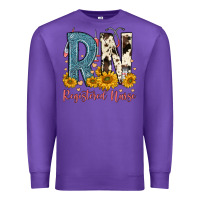 Purple rn registered nurse Premium Sweatshirt - FaDigitalArtStudio