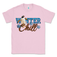 Bubblegum Pink Winter Chill Penguin Classic Tee - LillyAllenDesigns