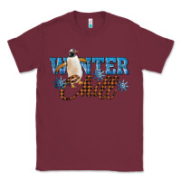 Burgundy Winter Chill Penguin Classic Tee - LillyAllenDesigns