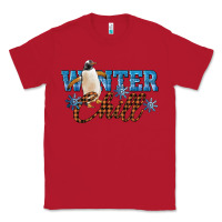 Red Winter Chill Penguin Classic Tee - LillyAllenDesigns