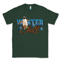 Sports Green Winter Chill Penguin Classic Tee - LillyAllenDesigns