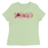 Matcha carhartt cow valentines day Ladies Tee - MaliasSmallBusiness