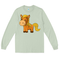Matcha cute horse Long Sleeve Tee - texasbilliewilder