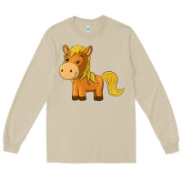 Mushroom cute horse Long Sleeve Tee - texasbilliewilder