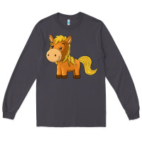 Smoke cute horse Long Sleeve Tee - texasbilliewilder
