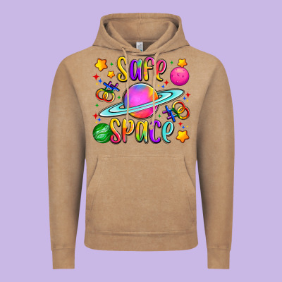 Safe Space Vintage Hoodie Designed By Artiststas